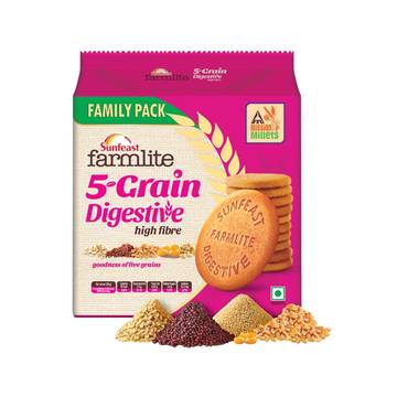 Sunfeast Farmlite 5 Grain High Fibre Digestive Biscuit